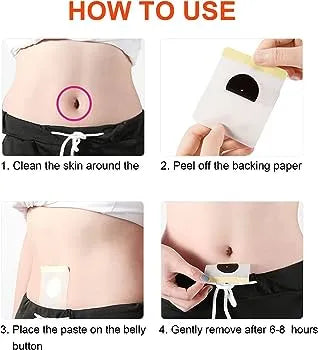 Chinese Weight-losing Navel Sticker 10 Pcs